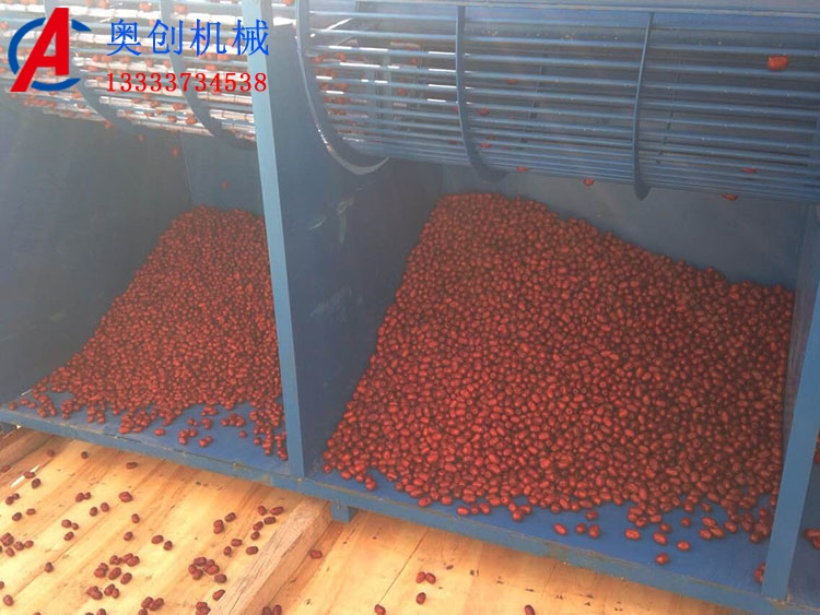 紅棗分級(jí)推薦使用滾筒篩 紅棗分級(jí)推薦使用滾筒篩